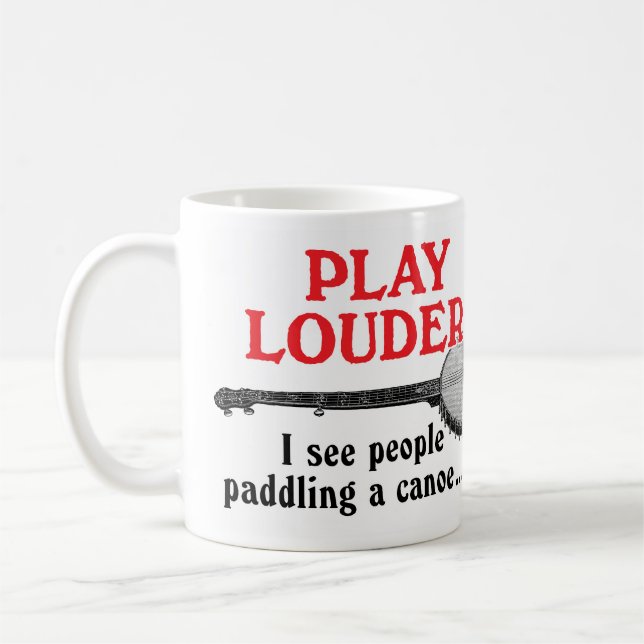 Play Louder Mug (Left)