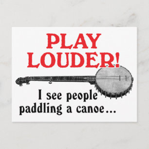 Play Louder Postcard