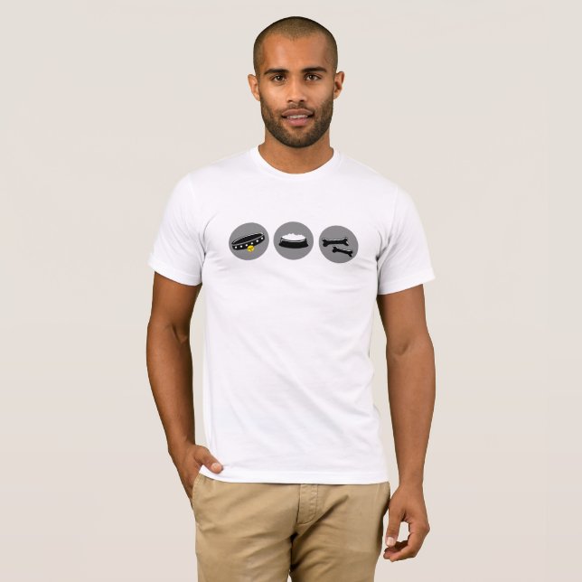 play love repeat. T-Shirt (Front Full)