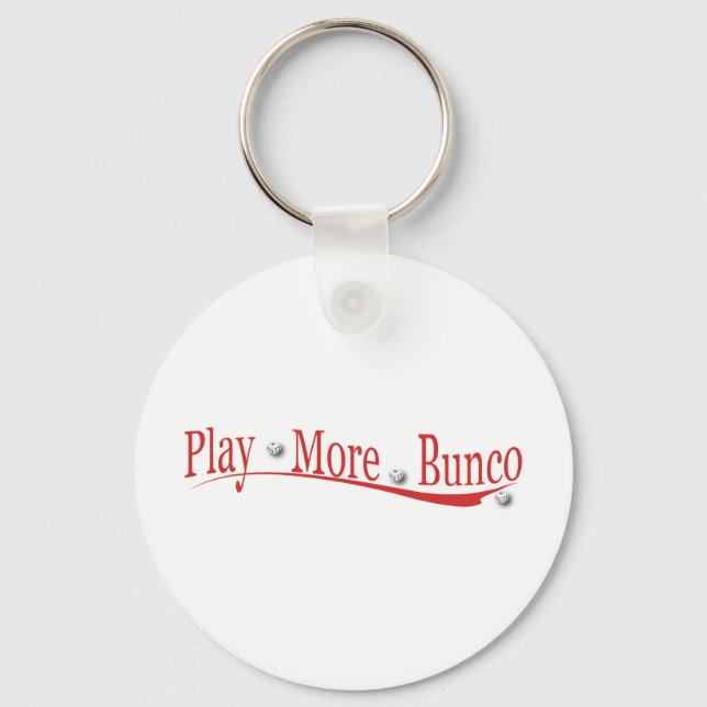 Play More Bunco Key Ring (Front)
