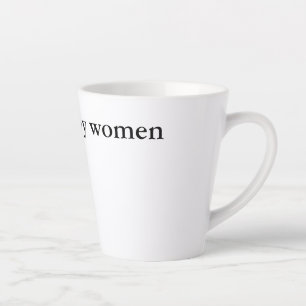play music by women latte mug 