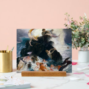 Play of the Nereides, 1886 by Arnold Bocklin Acrylic Sign