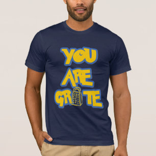 Play On Words GREAT - GRATE Funny T-shirt Design