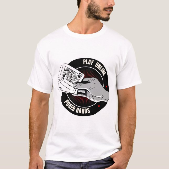 Play Online Poker Hands Tee – Gamer's Choice (Front)