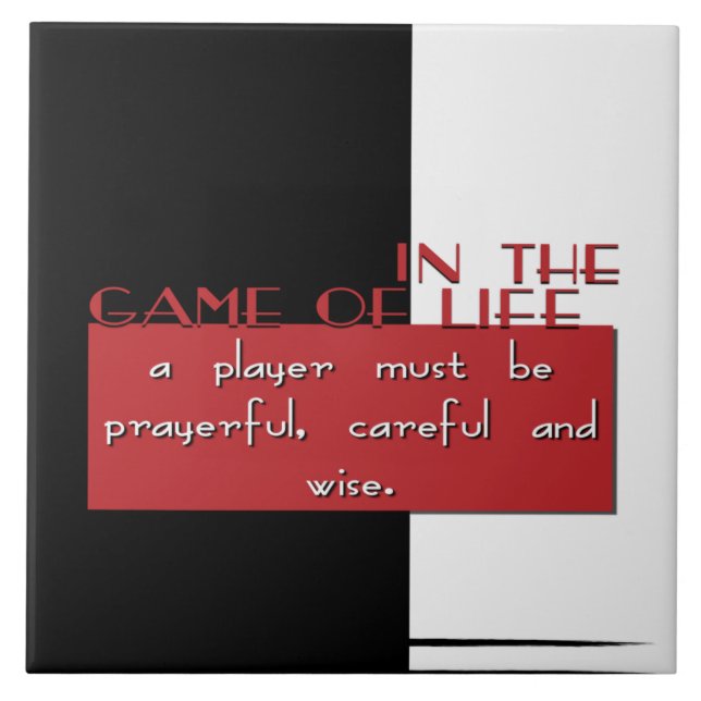 Play or Stay Home Trivet Tile (Front)