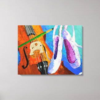 Play Paint Pointe 11x14 Wrapped Canvas by panoplei