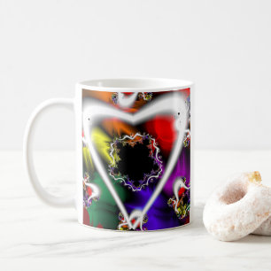 Play Rainbow Fractal Art Coffee Mug