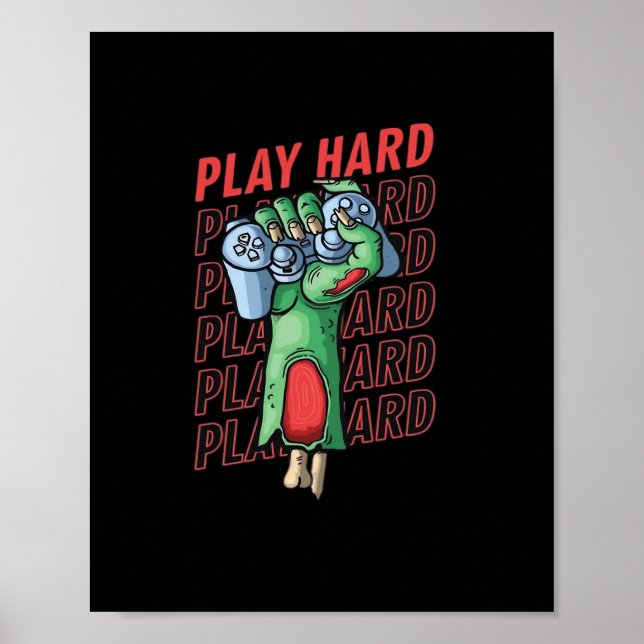 Play so Hard Classic Poster (Front)