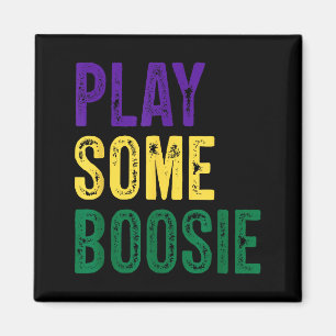 Play some boosie mardi gras beads new orleans magnet