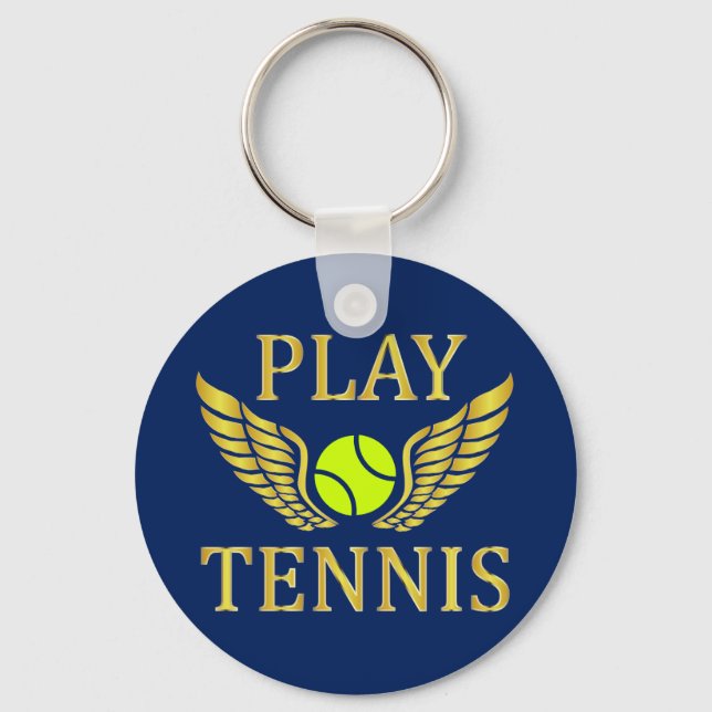 Play tennis key ring (Front)