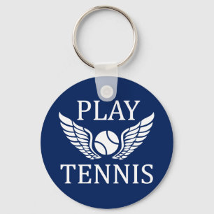 Play tennis key ring