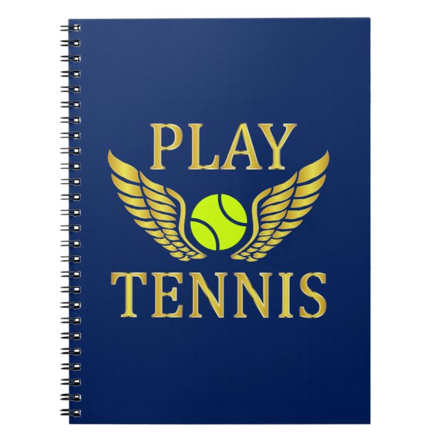 Play tennis notebook (Front)