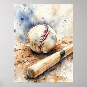 Play the Game Baseball Poster