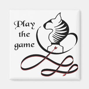 Play the GAME Bull Terrier Magnet