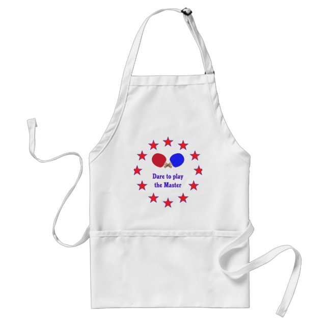 Play the Master Ping Pong Standard Apron (Front)
