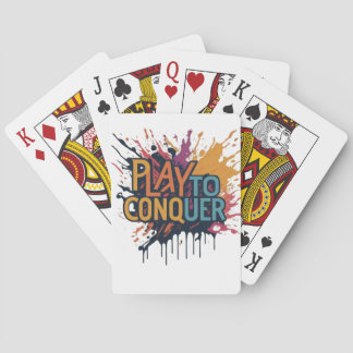 Play to Conquer Playing Cards