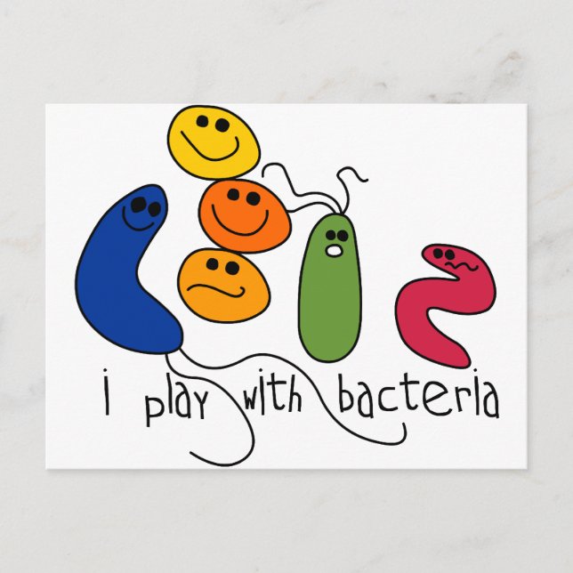 Play with Bacteria Postcard (Front)