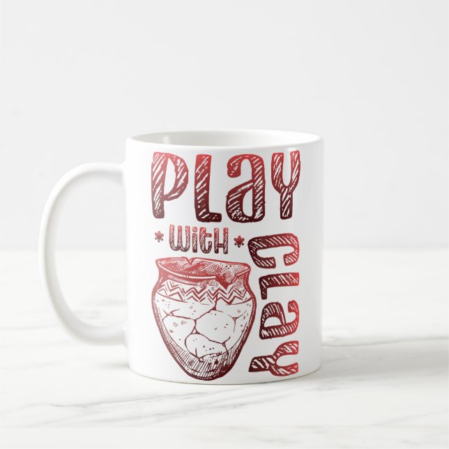Play With Clay Pottery Coffee Mug (Left)