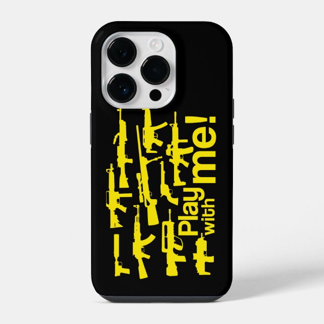 Play with me! iPhone case (Back)