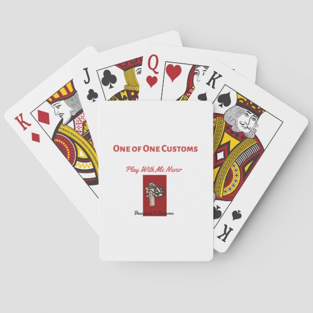 Play With Me Never  Playing Cards (Back)