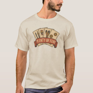 Play with Passion – Vintage Briscola Card Game T-Shirt