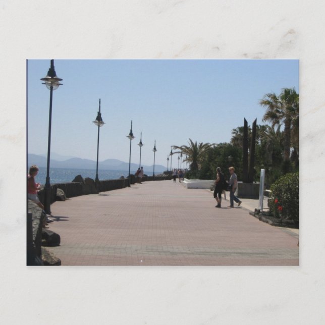Playa Blanca, Promenade, Lanzarote Postcard (Front)