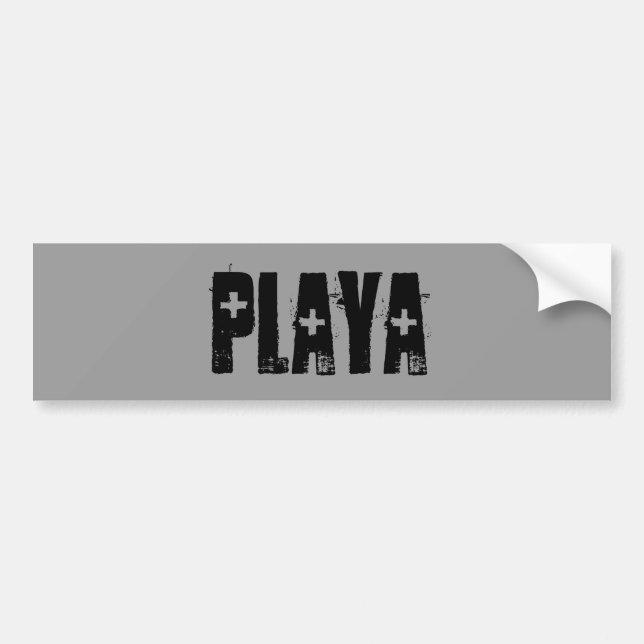 Playa Bumper Sticker (Front)