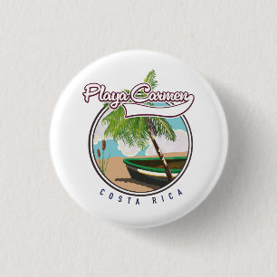 Playa carmen Costa rica 3 Cm Round Badge