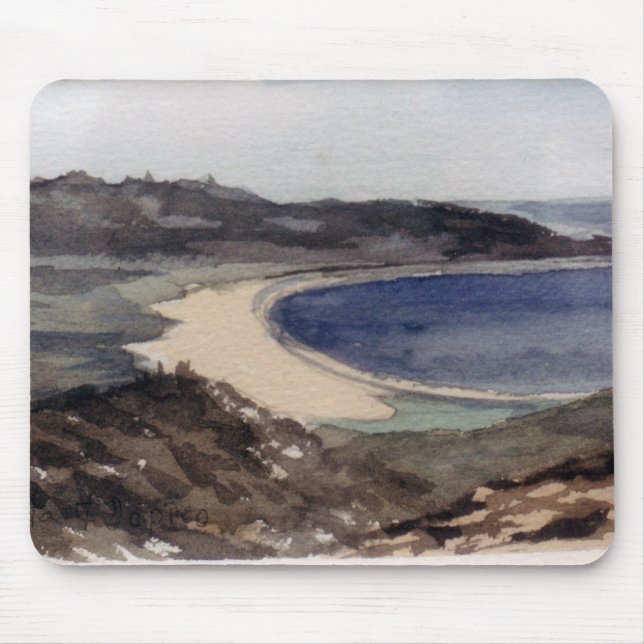 Playa de Carnota (A Coruña) Mouse Pad (Front)