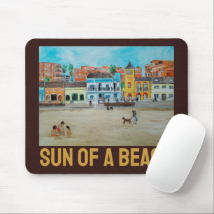Playa de la Malvarrosa Painting by Alfred Fox Mouse Pad