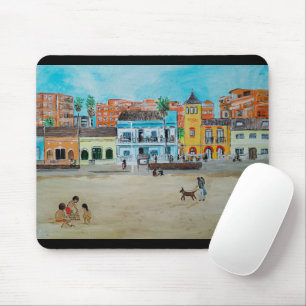Playa de la Malvarrosa Painting by Alfred Fox Mouse Pad