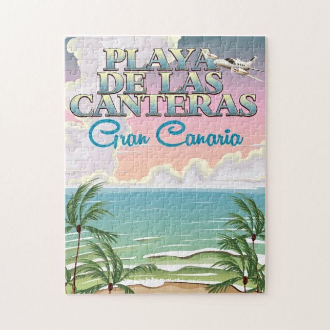 Playa de Las Canteras Gran Canteras Jigsaw Puzzle (Vertical)