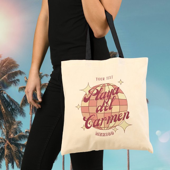 Playa del Carmen Mexico MX souvenir fashion beach Tote Bag (Creator Uploaded)