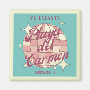 Playa del Carmen Mexico Retro souvenir decor Magnet