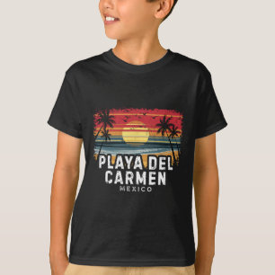 Playa Del Carmen Mexico Surfboard Beach T-Shirt