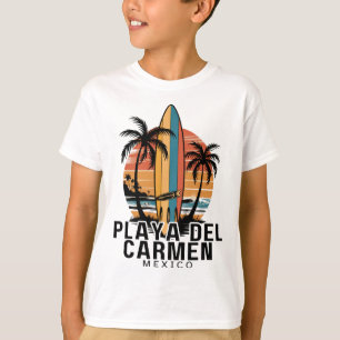 Playa Del Carmen Mexico Surfing Surfer _1 T-Shirt