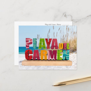 Playa del Carmen Sign Postcard