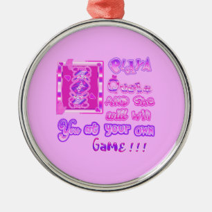 playa queen ceramic ornament