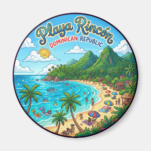 Playa Rincón Dominican Republic Magnet