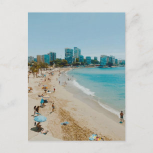 Playa San Juan - Alicante - Spain Holiday Postcard