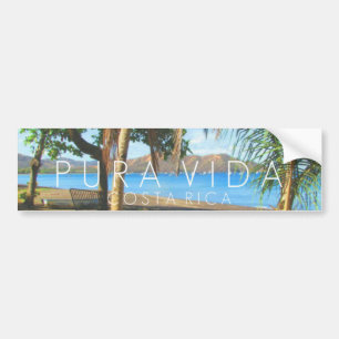 Playas del Coco Pura Vida Costa Rica Bumper Sticker