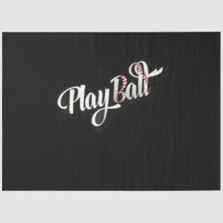 Playball Baseball And Softball Tissue Paper