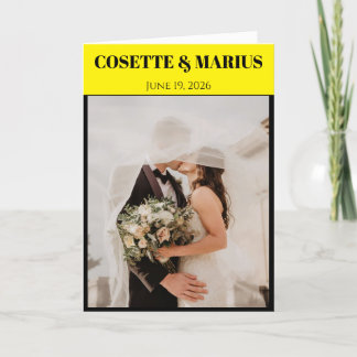 Playbill Wedding Program Programme