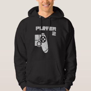 Player 1 Player 2 Gamer Matching Brothers Friends  Hoodie