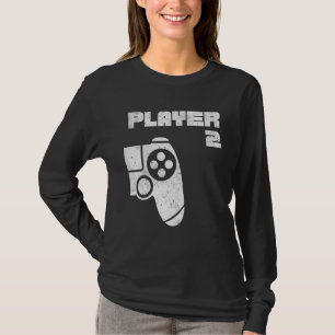 Player 1 Player 2 Gamer Matching Brothers Friends T-Shirt