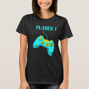 Player 1 Waiting For Player 3 Gaming Pregnancy Ann T-Shirt