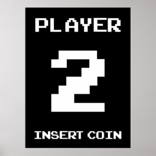 Player 2 gamer poster