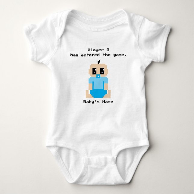 Player 3 Has Entered The Game Baby Boy Shirt (Front)