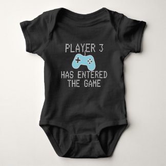 Player 3 Has Entered The Game Easy Change Number Baby Bodysuit