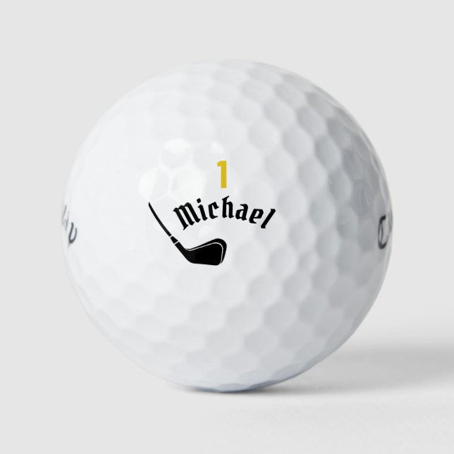 player ball with name and number one (Front)